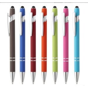 Pen With Soft Rubberized Grip